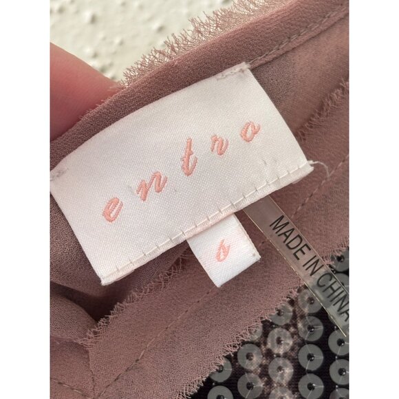 Entro Sequined Leopard Print Camisole Top Animal Pattern Womens Fashion - Picture 4 of 9